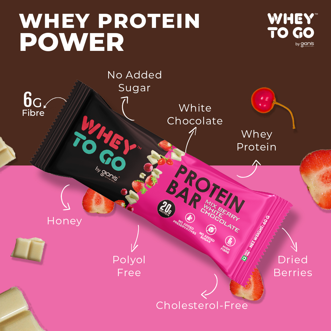 Mix Berry White Chocolate Protein Bar