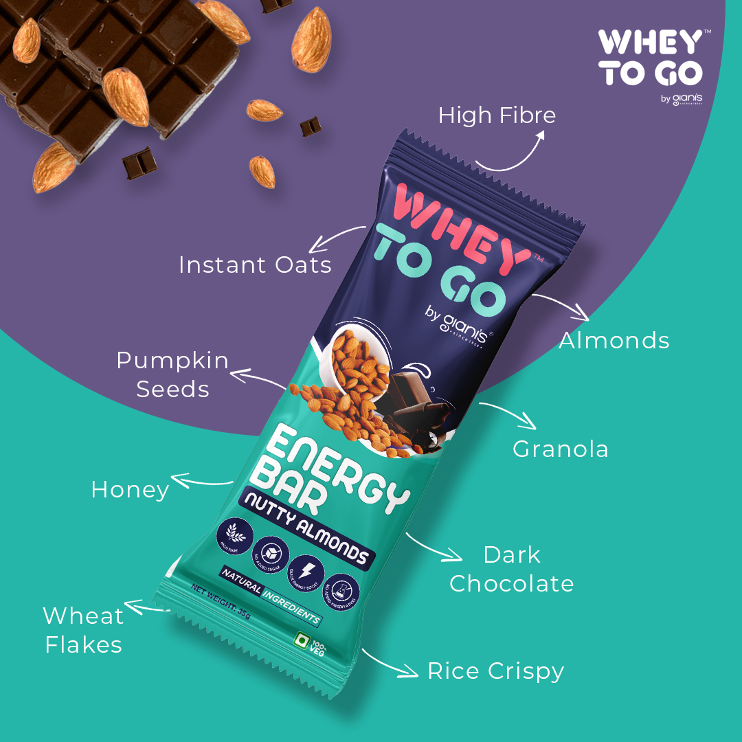 Nutty Almonds Energy Bar