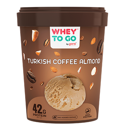 Turkish Coffee Almond Protein Ice Cream