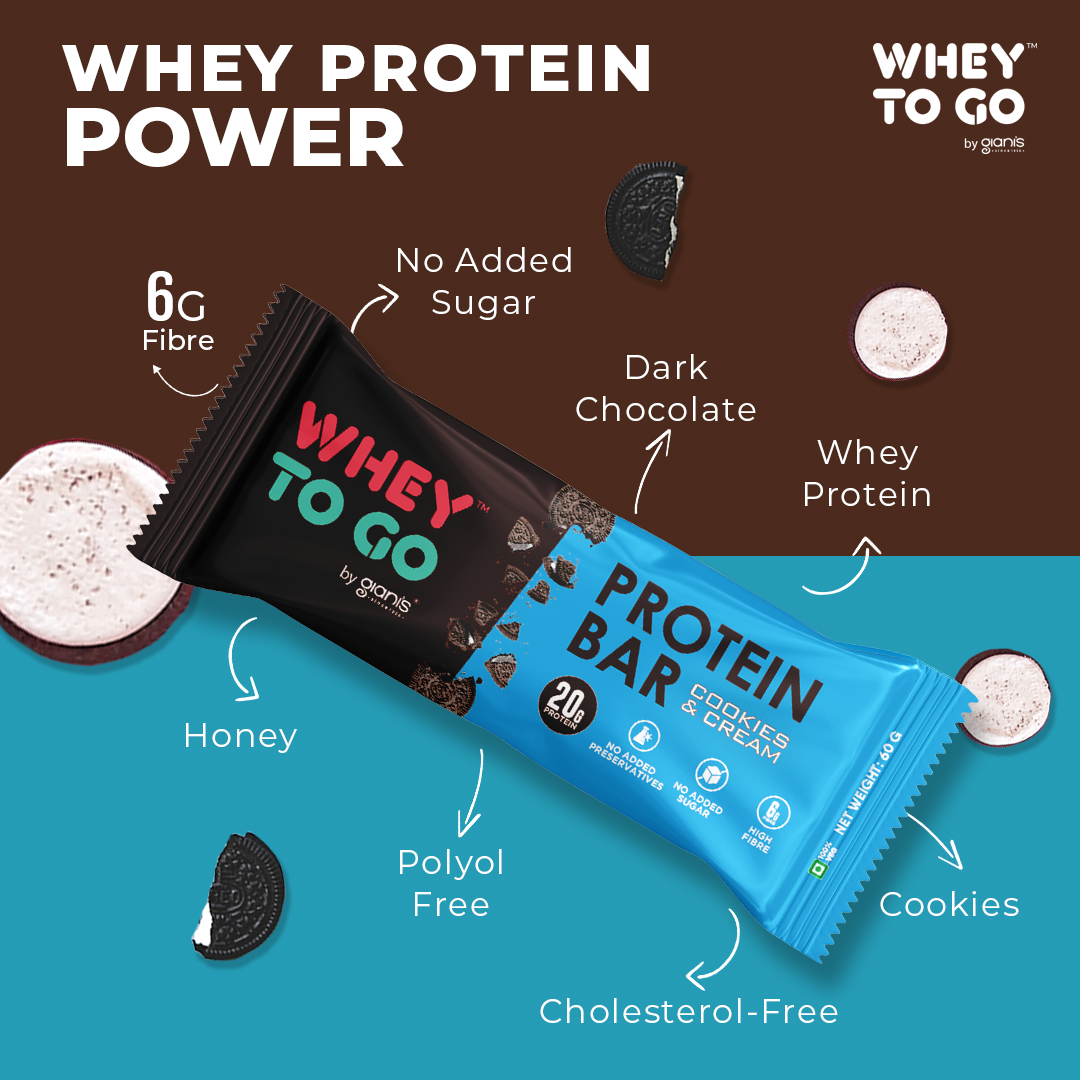 Cookies and Cream Protein Bar